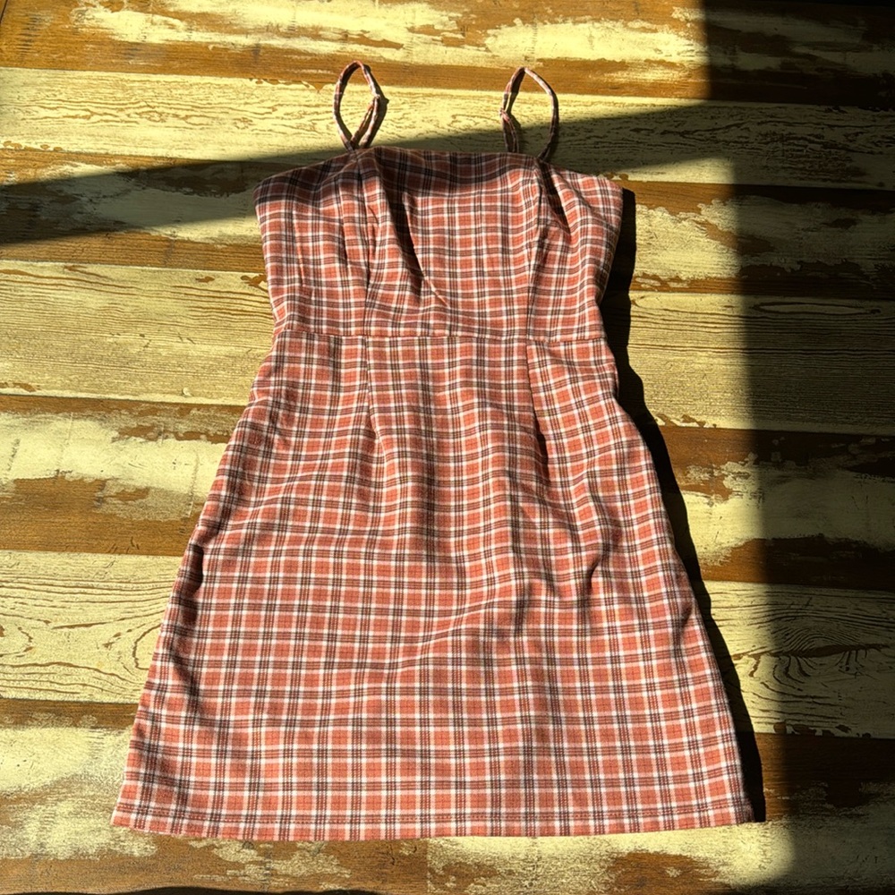 Plaid Mini Dress 📚